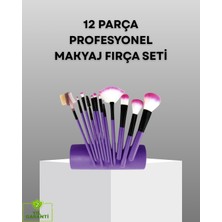 Zenvia Ultra Yumuşak 12’li Makyaj Fırça Seti – Dökülme Yapmaz Dalin Şampuan ile Temizlenebilir Zn