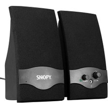 Zenvia Snopy Sn-84 4W 1+1 Masa Üstü USB Speaker (SIYAH)(1923) ZNV-HBY3245