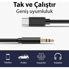 Zenvia Ally Type-C To 3.5 mm Audio Aux KABLO-(5775) ZNV-HBY3245