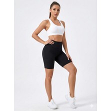 Kısa Yüksek Bel Toparlayıcı Kısa Tayt