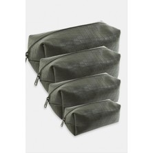 Zenvia 4 Adet El Tutmalı Makyaj Çantası ZNVBJTR-23577