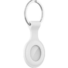Zenvia Ally Airtag Için Darbeye Dayanıklı Asma Halkalı Anahtarlık Silikon KILIF-(5775) ZNV-HBY3245
