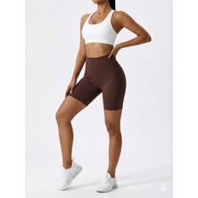 Kısa Yüksek Bel Toparlayıcı Kısa Tayt