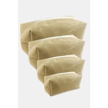 Zenvia 4 Adet El Tutmalı Makyaj Çantası ZNVBJTR-23577