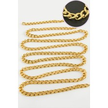 Zenvia 5 mm Düz Sarı Renkli Çelik Zincir 1 Metre ZNVBJTR-23577