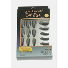 Zenvia Gold 24'lü Kedi Gözü Takma Tırnak ZNVBJTR-23577