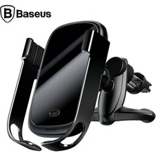 Zenvia Baseus Rock-Solid Tam Otomatik 10W Wireless Kablosuz Araç Şarj TUTUCU-(5775) ZNV-HBY3245