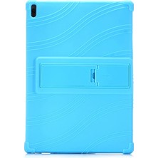 Zenvia Lenovo Tab E10 TB-X104F Tab 4 10.1 Inch Tablet Standlı Silikon KILIF-(5775) ZNV-HBY3245