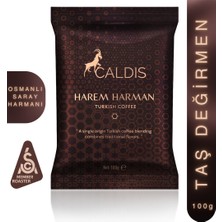 Caldis® Harem Harman™ 100 gr Türk Kahvesi (Saray Harmanı & Taze Kavrum & Taze Öğütüm)