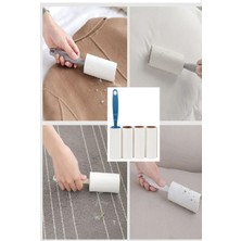 Zenvia 4 Yedekli Tüy Toplama Rulosu 240 Yaprak Evcil Hayvan Elbise Yatak Tüy Saç Toplayıcı ZNV-EVVN326