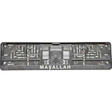 Np NYF Plaka Altlığı Maşallah Yazılı Çıtalı (Tekli)