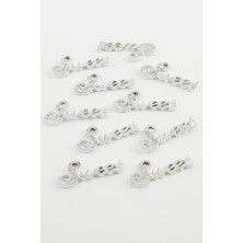 Zenvia Sweet Yazılı Taşlı Kolye Ucu Aparatı 1 Adet ZNVBJTR-23577