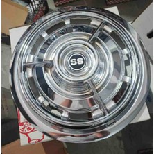 Yk Citroen Berlingo / Nemo Uyumlu 16 Inç 1.sınıf Kalite Krom Kaplama Ss Jant Kapağı 4'lü Takım Amblem Hediyeli