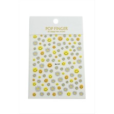 Zenvia Papatya Emoji Tattoo Dövme Sticker ZNVBJTR-23577