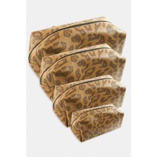 Zenvia 4 Adet El Tutmalı Makyaj Çantası ZNVBJTR-23577