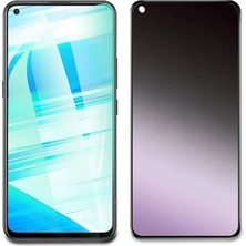 Zenvia Oppo Realme 7 3D Full Privacy Gizlilik Tempered Cam Ekran KORUYUCU-(5775) ZNV-HBY3245