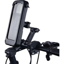 Zenvia Ally Motosiklet Bisiklet Için Su Geçirmez Gidon Bağlantılı Telefon TUTUCU-(5775) ZNV-HBY3245