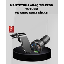 Zenvia Araç Içi Telefon Tutucu + Quick Charge 3.0 Araç Şarj Cihazı Seti ZNV-HBY3245
