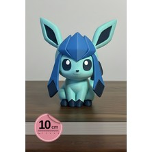 Pokemon Chibi Stili Glaceon Masa Figürü (10CM) – Pokemon Koleksiyon Için Figür / Oyuncak