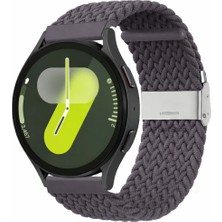 MMP Shop Samsung Galaxy Watch 4 5 6 7 Fe 40 44MM Classic 42 43 46 47MM Uyumlu 20MM Metal Klipsli Örgü Kordon