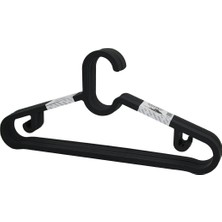 Zenvia 10PCS Plastik - Antrasit Gri Elbise Askısı (4887) ZNVA-GO3146