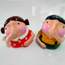 Ikili Biblo (7, 5cm Boy, 6 cm En), Banyo Dekor, Tuvalet Dekor, Salon Biblo
