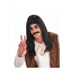 Zenvia Uzun Barış Manço Peruğu ve Bıyığı ZNV325-ETT