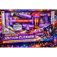 Dikey Pilli Elektrikli Oyuncak Süpürge Vacuum Cleaner