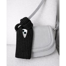 Bigohobi Telefon Corabı, Çantaya Takılan Telefon Çorabı, Tüm Telefonlara Uyumlu, El Örmesi