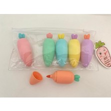 Zenvia Havuç Tasarımlı Fosforlu Kalem Seti ZNV-TTT3245