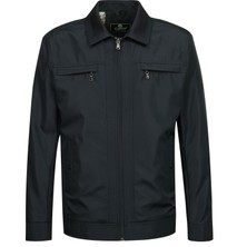 Erkek Polo Yaka Çift Cepli Astarlı Mevsimlik Mont - A00001