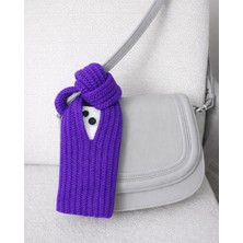 Bigohobi Telefon Corabı, Çantaya Takılan Telefon Çorabı, Tüm Telefonlara Uyumlu, El Örmes