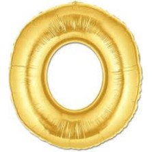 Zenvia O Harf Folyo Balon Altın Renk 40 Inç ZNV325-ETT