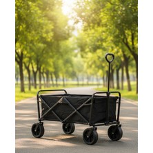 Büyük Kapasiteli Katlanır Kamp Arabası Taşınabilir Vagon