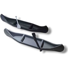 Salıncak Kano Akvaryum Dekoru Su Üstü Çift Renk (2 Adet 12 Cm)