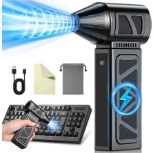 Zenvia Mega Turbo Üfleyici Elektrikli Şiddetli Fan Hava Kompresör 130.000RPM Mangal Barbekü Fanı (4887