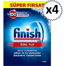 Finish Bulaşık Makinesi Tuzu 1,5 kg x 4 Adet