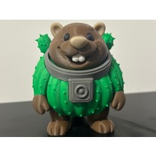 Obrini Cactusini Su Saturno 10 cm Figür