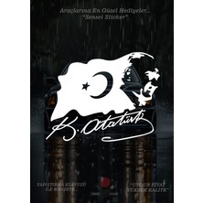 Sensei Sticker Araç Sticker - Motor Sticker - Kolay Uygulama - Yapıştırma Klavuzu