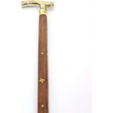 Normadia Sağlıklı ve Şık Pirinç Baston, Dayanıklı ve Kullanışlı Tasarım