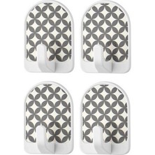 Zenvia 4 Parça  Büyük Kubbe Yapışkan Askı (4887) ZNVA-GO3146