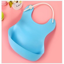 Zenvia Çocuk Bebek Mama Önlüğü Dökülme Engelleyici Bükülebilir Mavi (4887) ZNVA-GO3146