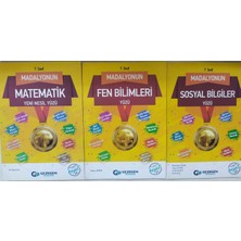 Eser Gezegen Yayıncılık 7.sınıf Fen Bilimleri+Matematik+Sosyal Madalyonun Yüzü