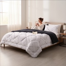 Esre Ev Tekstili Battal Boy Wellsoft Yorgan Seti Yansıma Füme