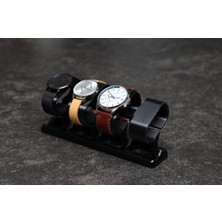 4’lü Masa Üstü Saat Standı – Koleksiyonluk Saat Sergileme Standı (Lüks Tasarım)