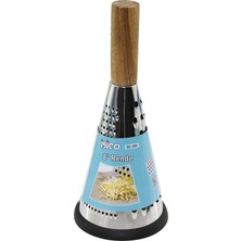 Zenvia 8 Inç - Huni Model   Ahşap - Bambu Saplı  Metal Rende  Silikon Tabanlı (4887) ZNVA-GO3146