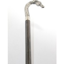 Normadia Krom At Büstü - Şık ve Zarif Dekoratif Heykel Heykelcilik Sanatı