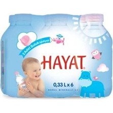 Hayat Bebek Doğal Mineralli Bebek Suyu 330 ml 6 Adet