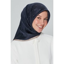 Armine Ipek Eşarp Nostalji - 8259-09 Lacivert Vizon Twill