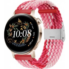 MMP Shop Huawei Watch GT3 42mm / GT2 42mm Uyumlu 20MM Metal Klipsli Örgü Kordon